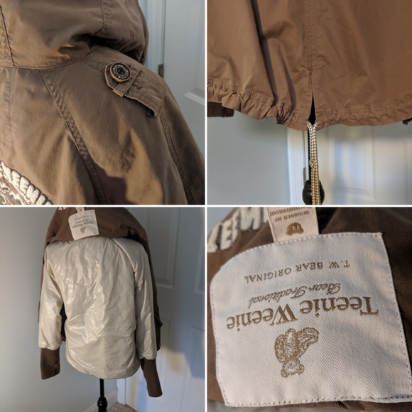 Teenie Weenie 90s camp hooded poncho jacket EUC - Picture 7 of 8